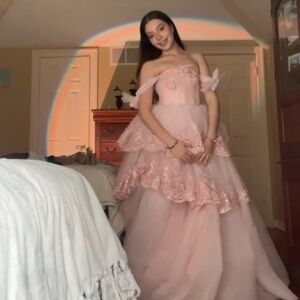 Unique Handmade Pink Princess Gown – Formal/Prom/Wedding Guest Accepting offers